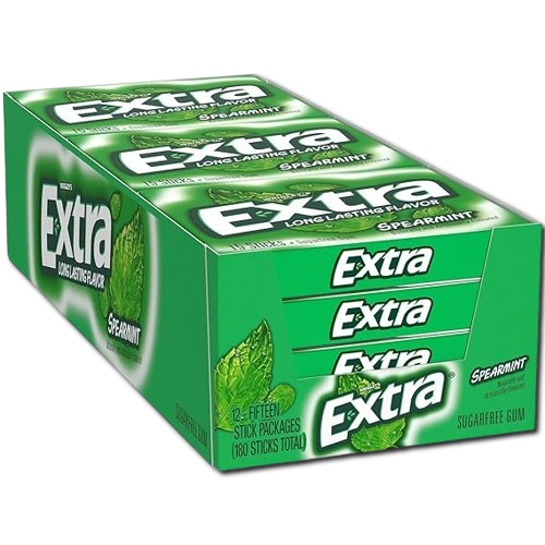 spearmint Wrigley's Extra Gum