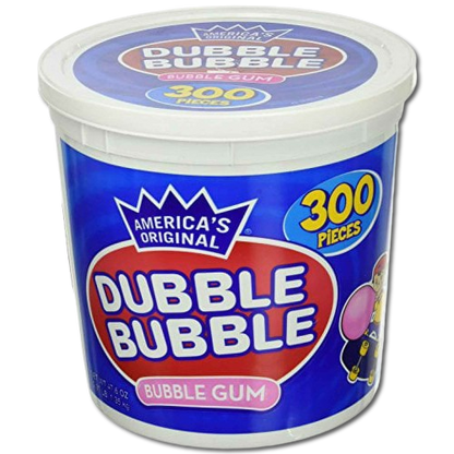 Dubble Bubble Bubble Gum Tub