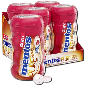 Mentos Pure Fresh Sugar Free Gum (Pack of 4)