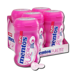 Mentos Pure Fresh Sugar Free Gum (Pack of 4)