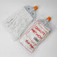 Heavy Duty Cotton Mop with 4 Ft Wooden Handle