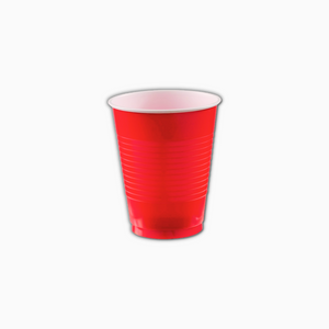 Wise Plastic Disposable Cups Red – 16 oz (120 Cups)