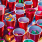 Wise Plastic Disposable Cups Red – 16 oz (120 Cups)