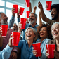 Wise Plastic Disposable Cups Red – 16 oz (120 Cups)