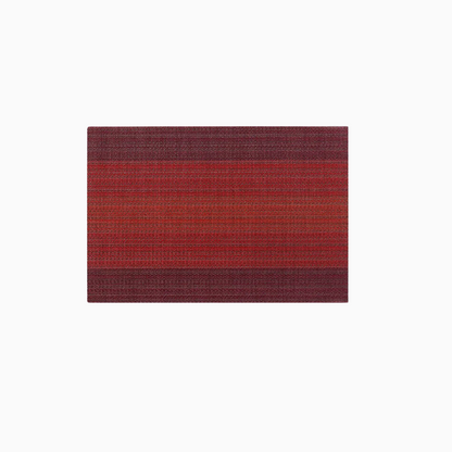 Scarlet Red | Durable Placemat Vinyl Table Mat - Set of 4