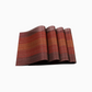 Scarlet Red | Durable Placemat Vinyl Table Mat - Set of 4