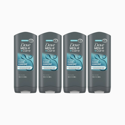 Dove Men+Care Clean Comfort Body Wash – Refreshing Daily Shower Gel – 400ml