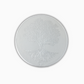 Round Pressed Metallic PVC Place Mats - Set of 4