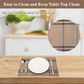 Brown Black | Washable Vinyl Woven Table Mats - Set of 4