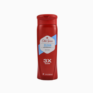 Old Spice Body Wash – Clean Scent Refreshing Lather – 12 oz (354 ml)