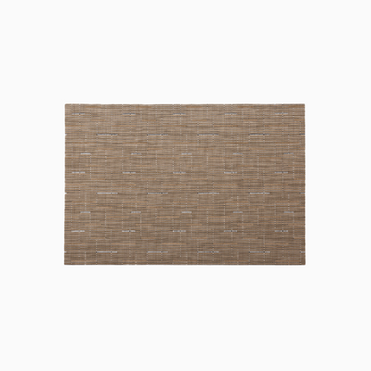 Golden | Woven Textured Vinyl Placemats - Set of 4