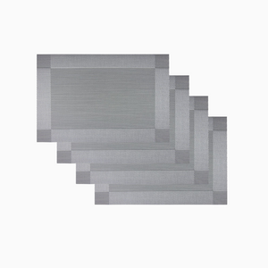 Silver | Cross Border Western Placemats - Set of 4