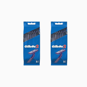Gillette 2 Disposable Razors – 5 Pack