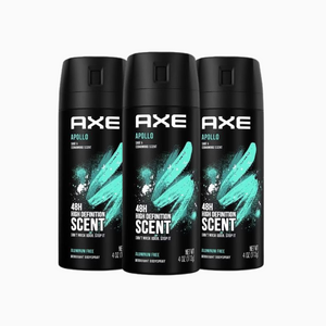 AXE Apollo Body Spray – 48H Clean Masculine Scent (150ml)
