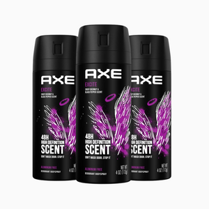AXE Excite Body Spray – 48H Woody & Sweet Vanilla Fragrance (150ml)