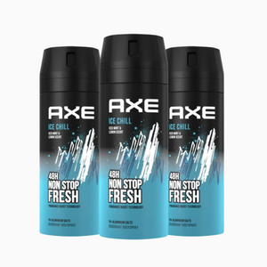 AXE Ice Chill Body Spray – 48H Icy Mint & Lemon Scent (150ml)