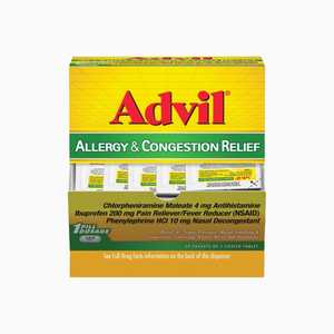 Advil Allergy & Congestion Relief Tablets – 25 Count