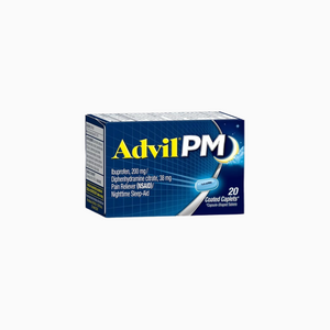 Advil PM Pain Reliever and Sleep Aid Caplets – Bottle 20 CT