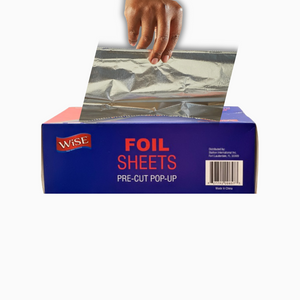Wise Heavy Duty Pre Cut Aluminum Foil Sheets – 500 CT