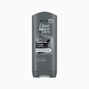 Dove Men+Care Charcoal & Clay Body Wash – Deep Cleansing Formula – 400ml