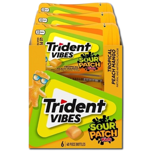 Trident Vibes Sugar Free Gum (Pack of 6)