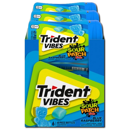 Trident Vibes Sugar Free Gum (Pack of 6)