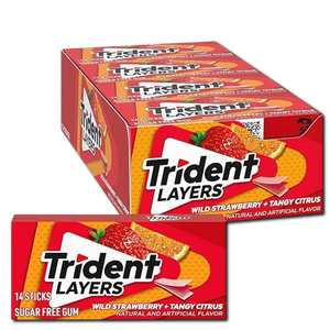 Trident Layers Sugar Free Gum (Pack of 12)