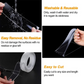 Nano Double-Sided Tape | Reusable, Washable, Strong Adhesive Gel Grip – 1.18" x 120"