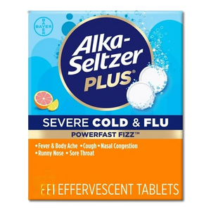 Alka Seltzer severe Cold and Flu Tablets