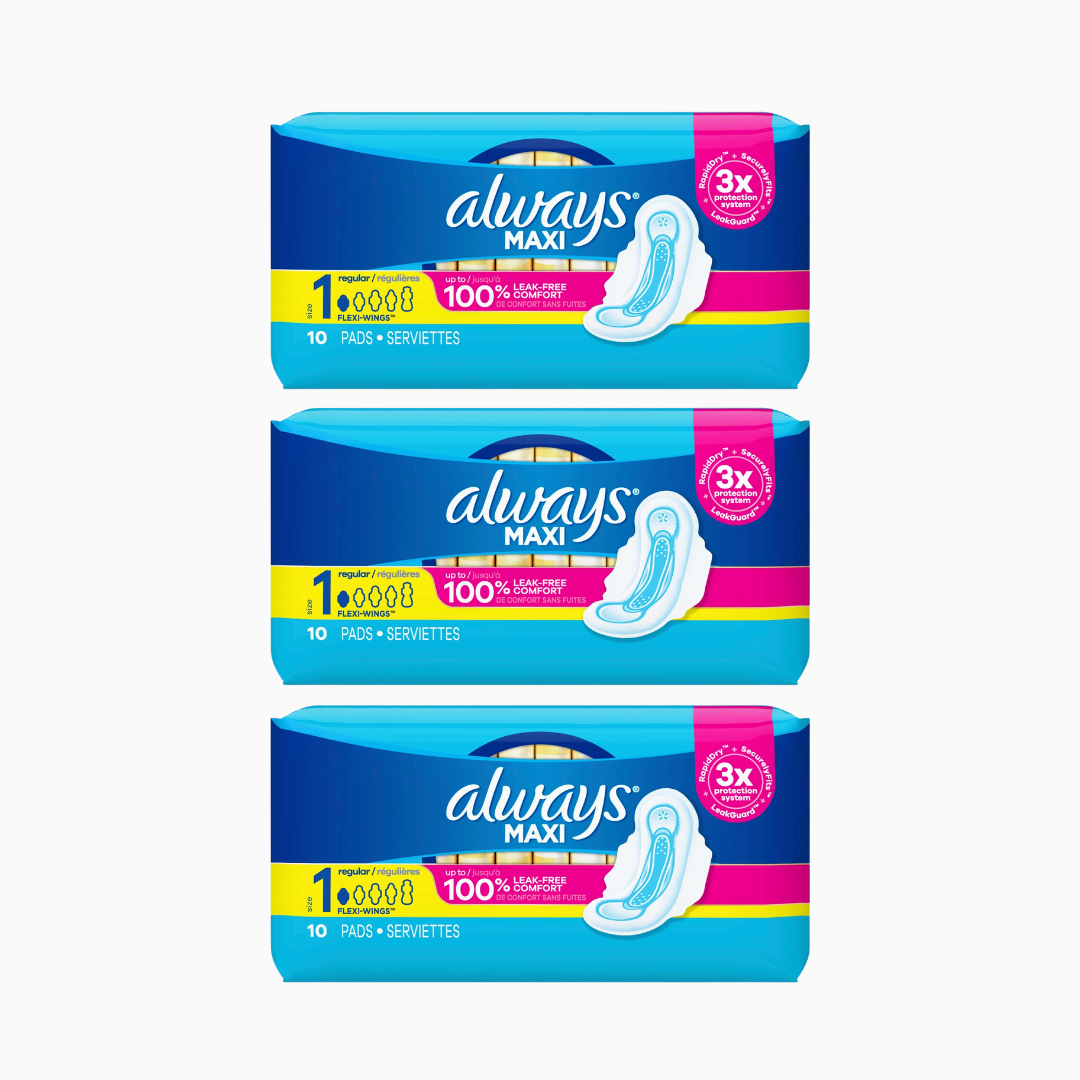 Always Maxi Regular Pads 3 Pack