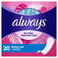 Always Pads regular liners unscented