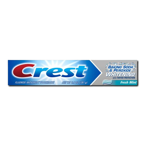 Complete Crest Toothpaste baking soda and peroxide whitening
