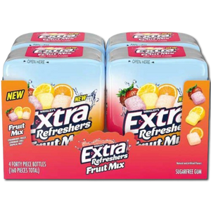 Fruit Mix Wrigley's Extra Refreshers Gum Bottle