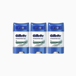 Gillette Eucalyptus Deodorant Gel for Men - 70ML 3 Pack