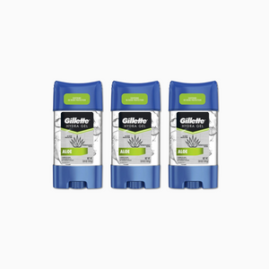 Gillette Hydrating Aloe Deodorant Gel for Men - 70ML 3 Pack