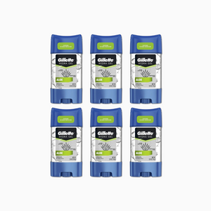 Gillette Hydrating Aloe Deodorant Gel for Men - 70ML 6 Pack