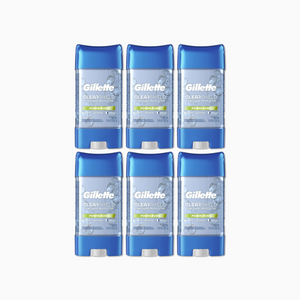 Gillette Power Rush Deodorant Gel for Men - 70ML 6 Pack