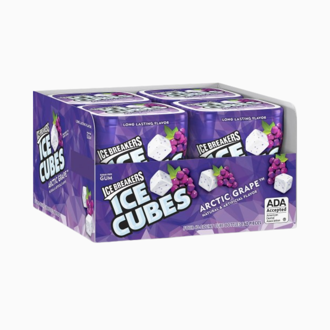 Ice Breakers Ice Cubes artic grape 4 Pack