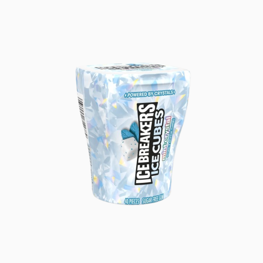 Ice Breakers Ice Cubes mint crystal 4 Pack