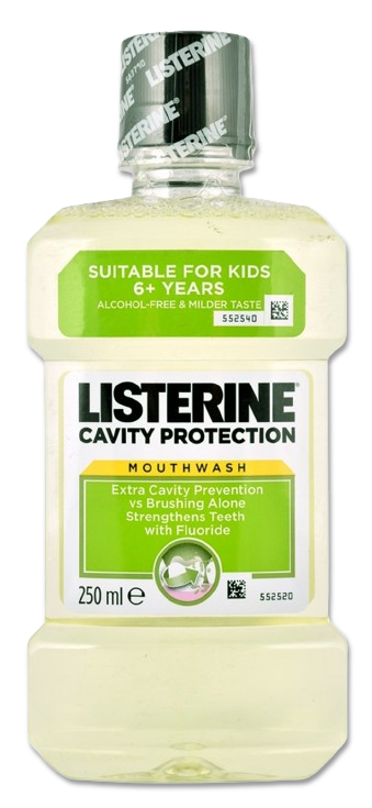 Listerine Mouth Wash cavity protection
