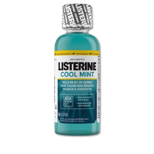 Listerine Mouth Wash cool mint bottle