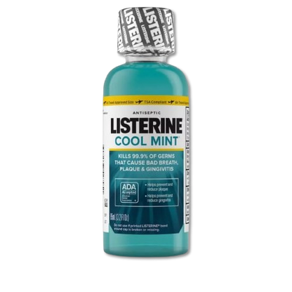 Listerine Mouth Wash cool mint bottle