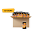 Pringles Scorchin Cheddar Crisps 2.3 oz 12 Pack