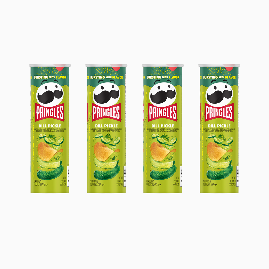 Pringles Dill Pickle Potato Chips 5.5 oz 4 Pk