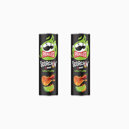 Pringles Scorchin Chili & Lime Crisps 5.5 oz 2 Pack