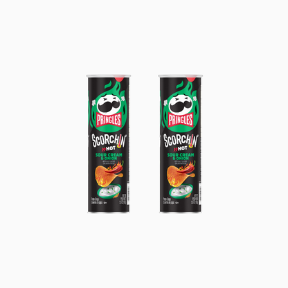 Pringles Scorchin Sour Cream & Onion Crisps 5.5 oz 2 Pack