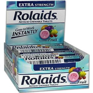 Rolaids Antiacid Chewable Tablets assorted fruits