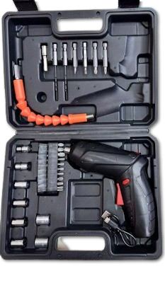 Complete tool kit with grill