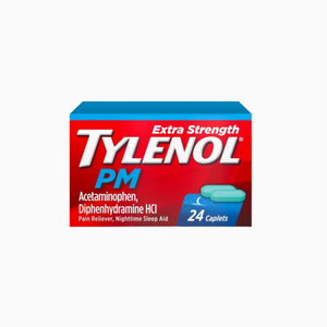 Tylenol PM – 24 CT Bottle | Nighttime Pain Relief & Sleep Aid