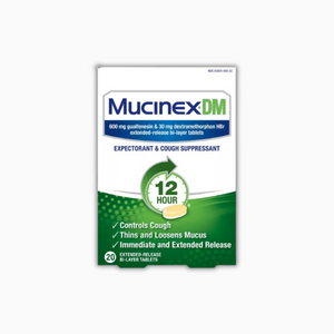 Mucinex DM – Cough & Chest Congestion Relief – 20 Count